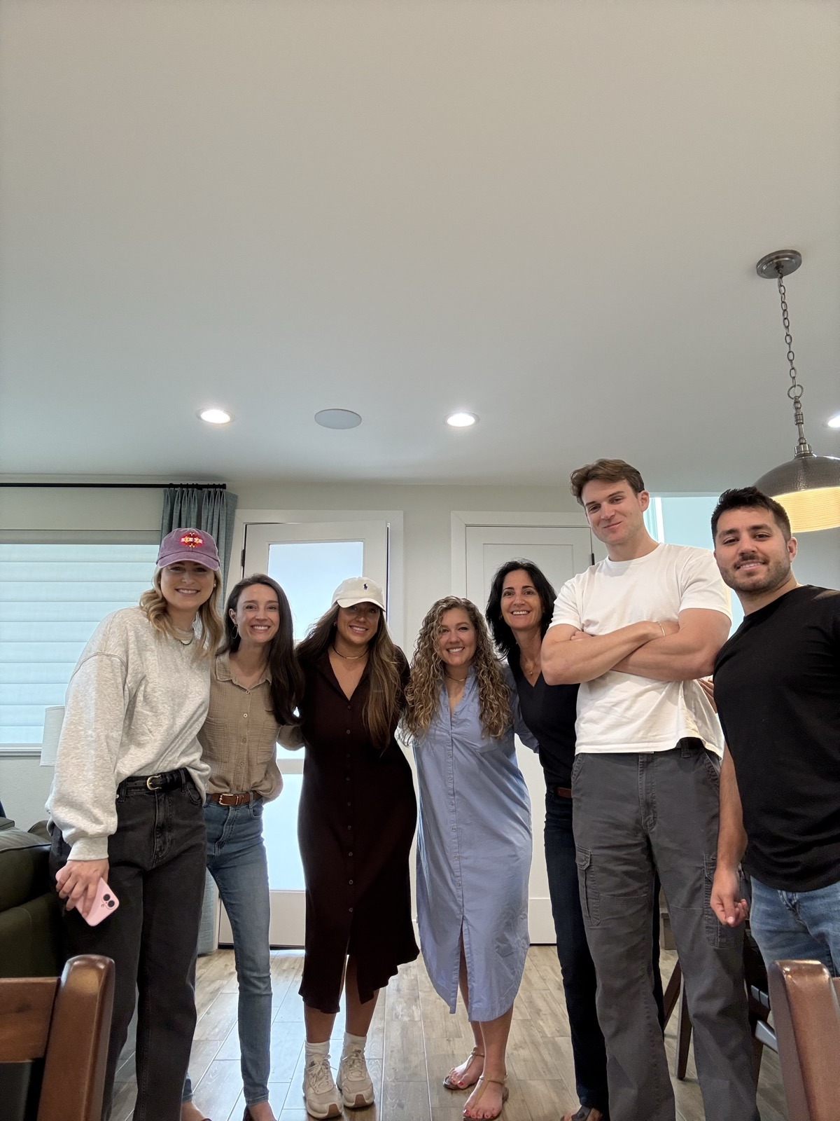 Krew members together during an Austin listing tour